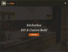 Tablet Screenshot of kitchenbox.com.au